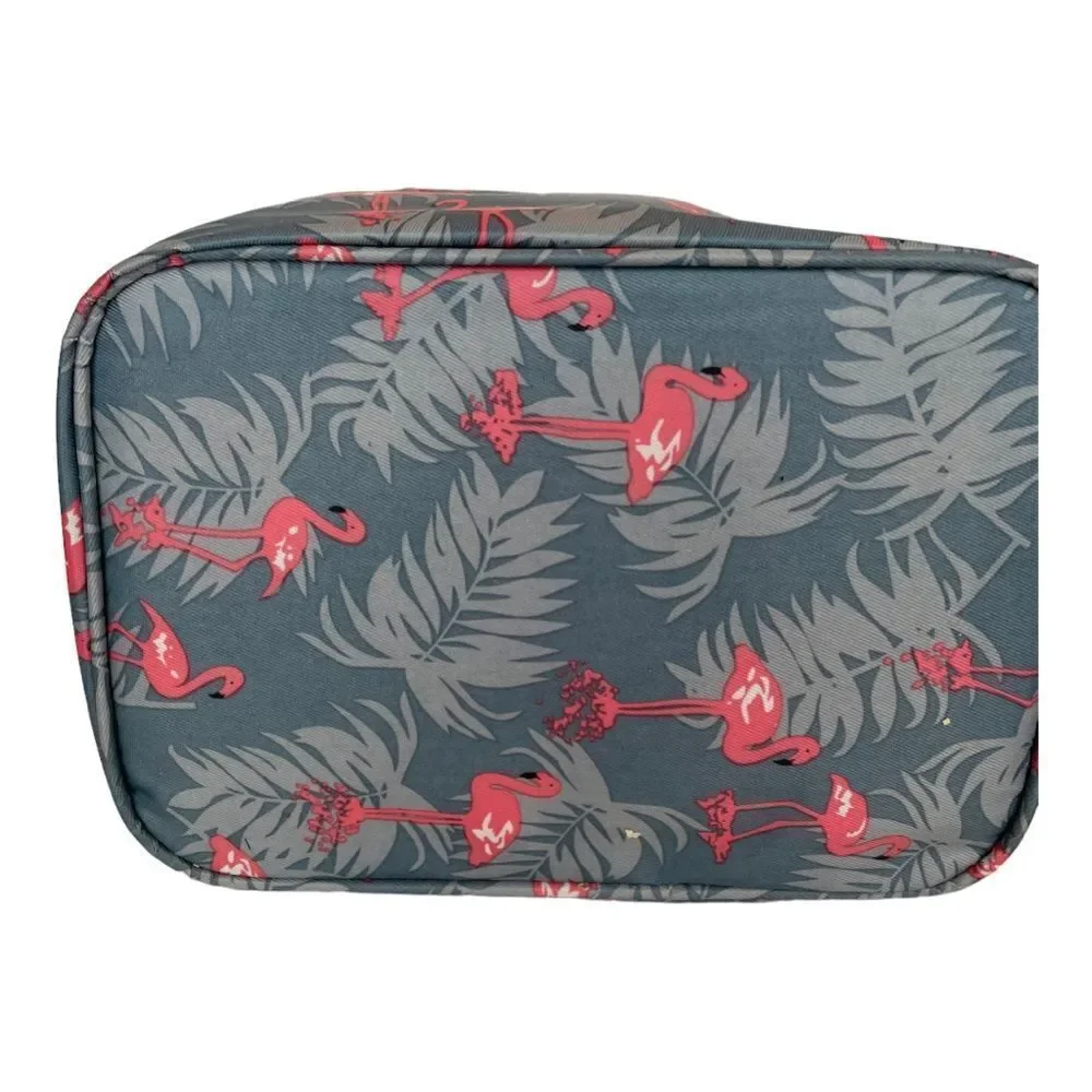 FLAMINGO OVERSIZED TRAVEL COSMETIC BAG‎